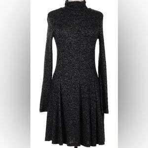 Anthro Charcoal Turtleneck Dress!